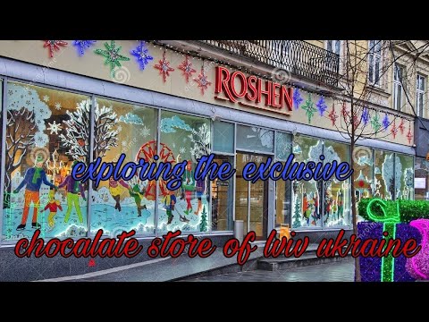 Exploring The Exclusive  chocolates store of Lviv Ukraine || Roshen || INDIAN MILESTONE