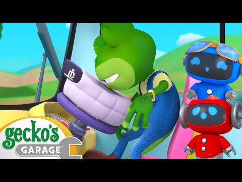 Gecko's Bus Accident! | Gecko's Garage | Trucks For Children | Cartoons For Kids