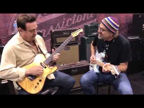 Greg Koch and Steve Trovato at Namm 2017.