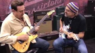 Greg Koch and Steve Trovato at Namm 2017.