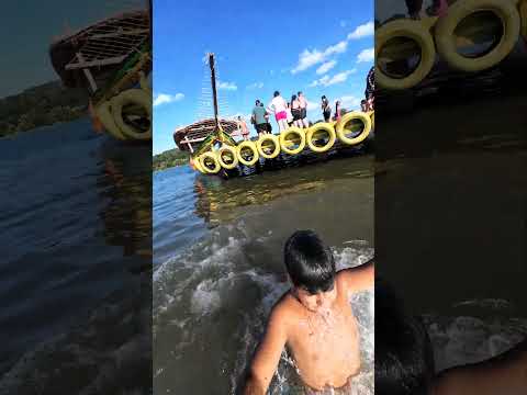 Mergulho no Balneário de Salto do Jacuí