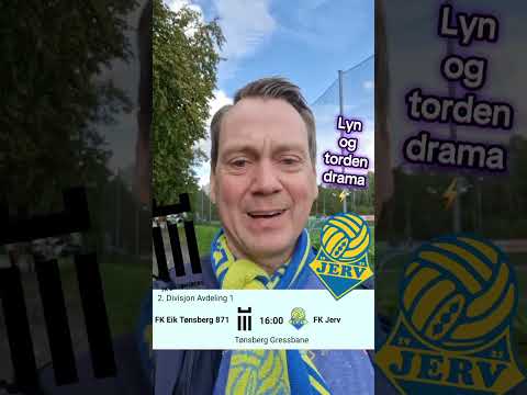 FK Eik Tønsberg - FK Jerv 2-3 i et dramatisk uvær i 2. Div 13.09.2025