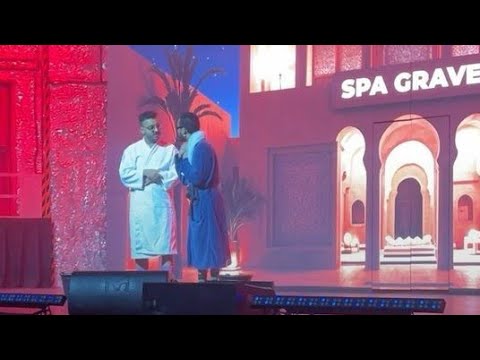 سكيتش طاليس ورشيد رفيق على الحمام  spa grave