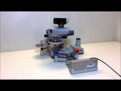 NES R.O.B. the Robot (Robotic Operating Buddy) playing Gyromite