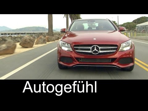 Mercedes C350e C-Class Plugin-Hybrid exterior/interior driving shots C-Klasse - Autogefühl