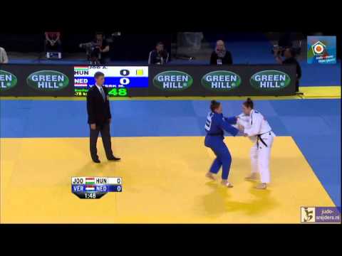 Judo 2014 European Championships Montpellier: Joo (HUN) - Verkerk (NED) [-78kg] semi-final