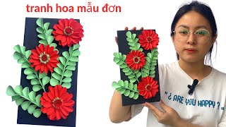 trang hoa mẫu đơn - trang từ giấy thủ công - peony page - page from handmade paper