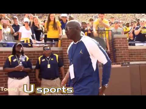Michael Jordan Walking in The Big House