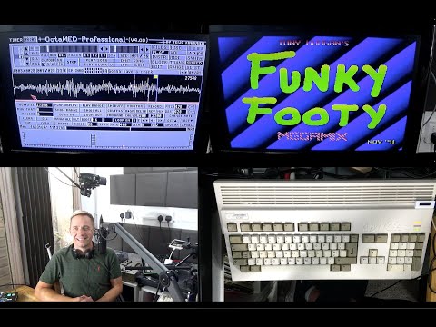 My Amiga music from 1991: Funky Footy Megamix OctaMED