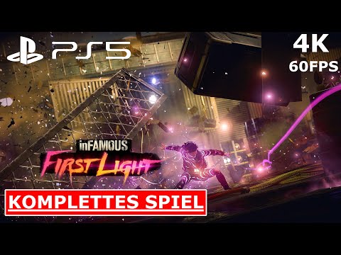 InFAMOUS First Light PS5 Gameplay Walkthrough FULL GAME Deutsch [4K 60FPS] Kein Kommentar Part 1