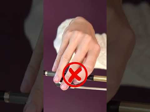 How to Hold a Violin Bow #shorts