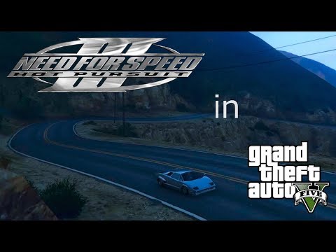 GTA V - Need for Speed III: Hot Pursuit intro REMAKE + side by side comparison