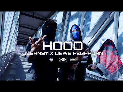 OCEANS11 x DEWS PEGAHORN - HOOD (prod. FLEMPS)  (4K Official Video)