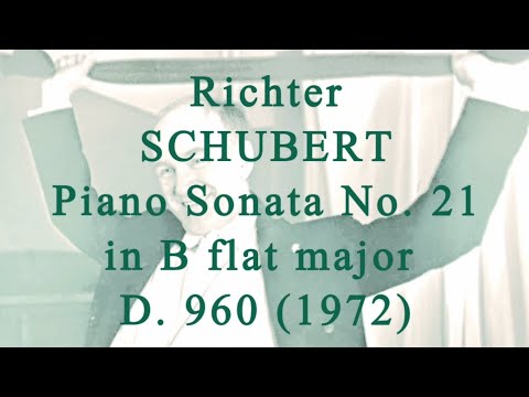 Richter plays Schubert Piano Sonata No. 21 in B flat major D. 960 (1972)