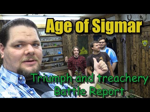 Age of Sigmar Triumph and Treachery Battle Report Ep 1