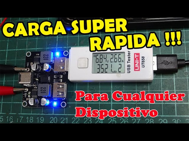 Vídeo relacionado con QUARKZMAN IP5328P Módulo De Carga Rápida Bidireccional, 3.7V a 5V-12V 18W 5A Placa Step Up Power Bank Carga Rápida Tipo C Para USB-C Para Batería Power Bank 18650 Cargador Rápido