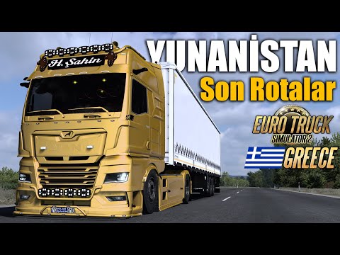 Yunanistan'daki Son Rotalarımızı Gidiyoruz !! Man Tgx - Tırsan Dorse | Ets2 1.54 Beta !!