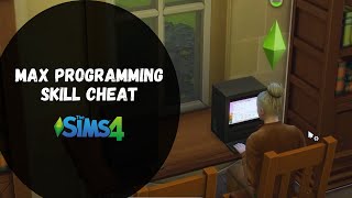 How to Max Out the Programming Skill (Cheat) - The Sims 4