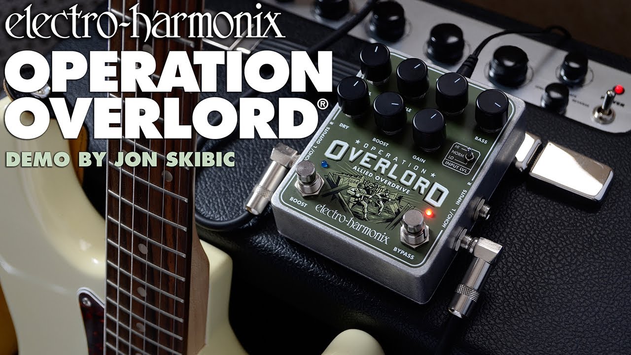 Electro Harmonix Operation Overlord Stereo Overdrive Pedal