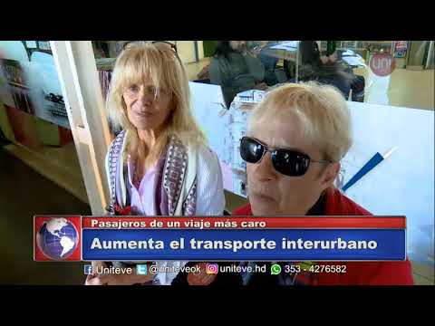 Aumento en el transporte interurbano