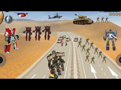 Vegas Crime Simulator - (Pickup Truck Big Bang on Car Robot) - All Enemy Fight Transformer Truck