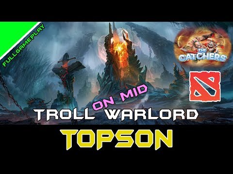 Topson Plays Troll Warlord Mid VS TA 7.19d 2018 Dota 2 - Pro Fullgameplay
