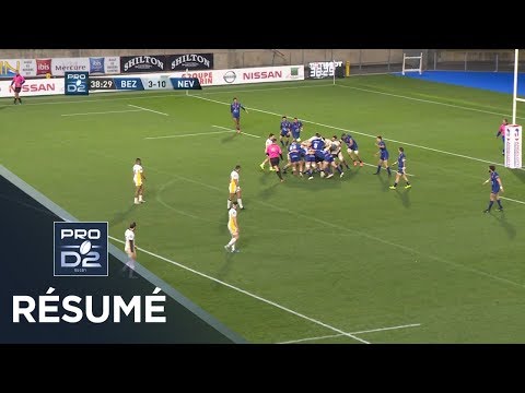PRO D2 - Résumé Béziers-Nevers: 17-44 - J16 - Saison 2019/2020