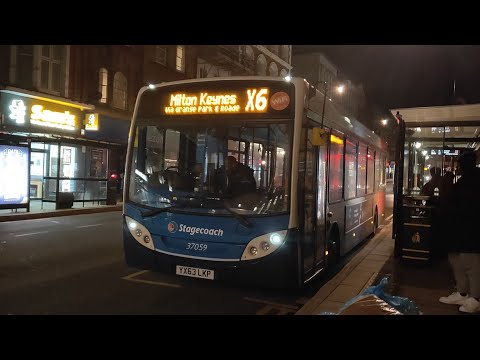 *Full Route Visual* Route X6 | Milton Keynes Central - Northampton Interchange | MX08 GJF (15454)