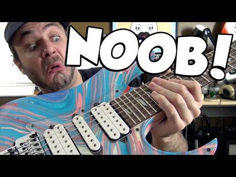 The 7 String Guitar NOOB! (Steve Vai UV77PSN Demo)