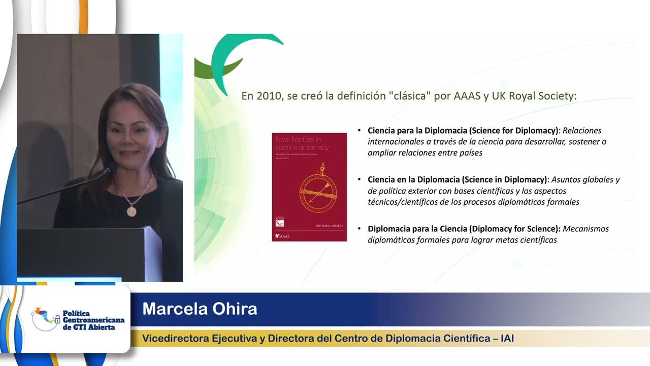 Dra. Marcella Ohira expone conferencia sobre estrategias de diplomacia científica