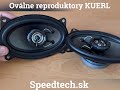 Reproduktory - oválne 4x6 / 2-pásmové KUERL - Video Youtube