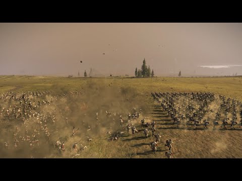 150 Grudge Throwers vs 4000 Spearmen Warhammer Total War