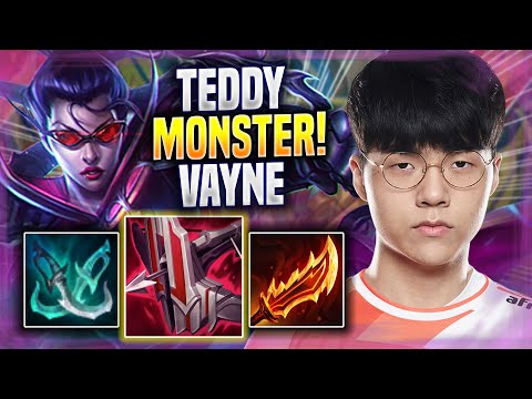 TEDDY IS A MONSTER WITH VAYNE! - KDF Teddy Plays Vayne ADC vs Aphelios! | Season 2022