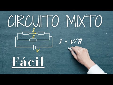 Circuito eléctrico mixto: cálculo de magnitudes eléctricas