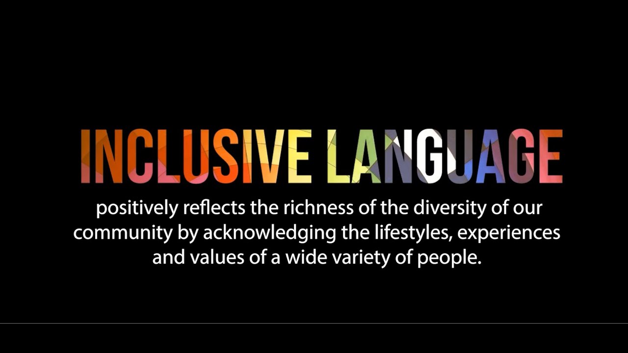 Inclusive Language Guide
