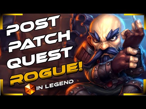 Post Patch Quest Rogue In Legend - United In Stormwind - Hearthstone 2021