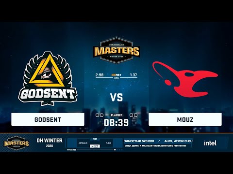 🔴  LIVE  На Русском GODSENT vs Mousesports  DreamHack Masters Winter 2020