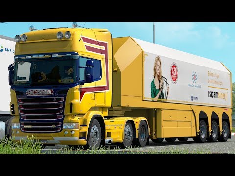 ETS2 1.28 ProMods 2.20 RusMap 1.7.4 Scania R520 Panevezys - Saratov Part 2/2