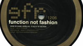 Daniel Grönlund ‎– Function Not Fashion (Recut By Deetron) (A2) (2002)