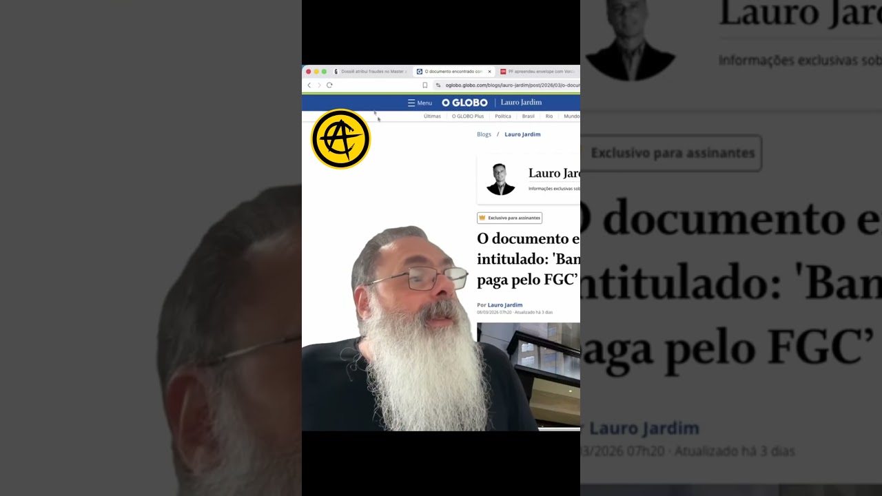 DOCUMENTO encontrado pela PF aponta AUGUSTO LIMA como VERDADEIRO DONO do BANCO MASTER