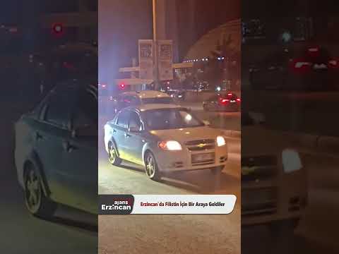 Erzincan’da Filistin İçin Bir Araya Geldiler