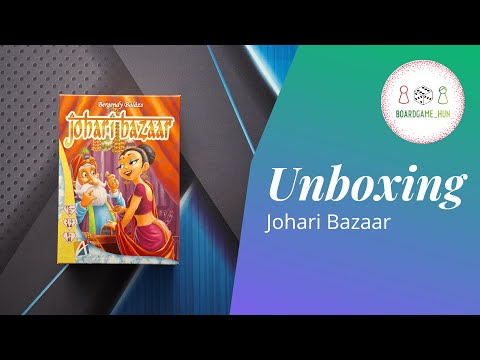 Johari Bazaar - Dobozbontás - boardgame_hun