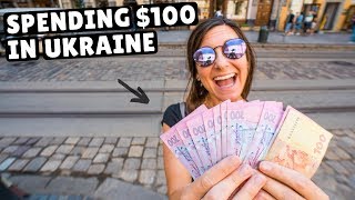 SPENDING $100 in UKRAINE (incredible value for travelers) - YouTube