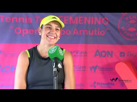 Carolina Gómez Tennis Player 1262 WTA_Ha vencido en 1ª ronda a la eslovaca Milatova 619 WTA
