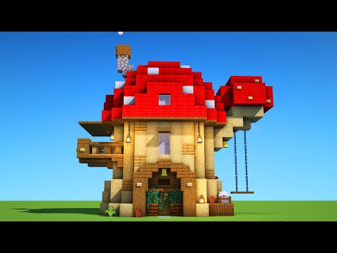 A1MOSTADDICTED MINECRAFT - Minecraft: Mushroom House Tutorial