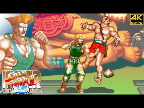 Hyper Street Fighter II - Guile (N) (Arcade / 2003) 4K 60FPS