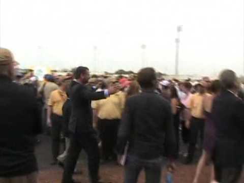 Raw Hambletonian Emotion -- USTA harness racing Muscle Hill