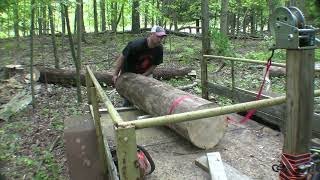 how to harvest timber with minimal equipment