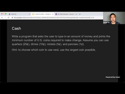 A Taste of Python - CS50's New Year's Seminars 2021