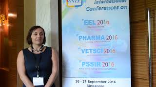 Dr. Kinga Sałat at PHARMA Conference 2016 by GSTF
